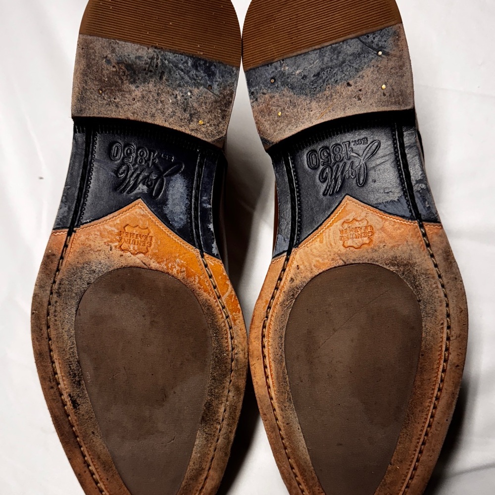 Johnston & Murphy Conard Cap Toe Men Brown Leather - image 3